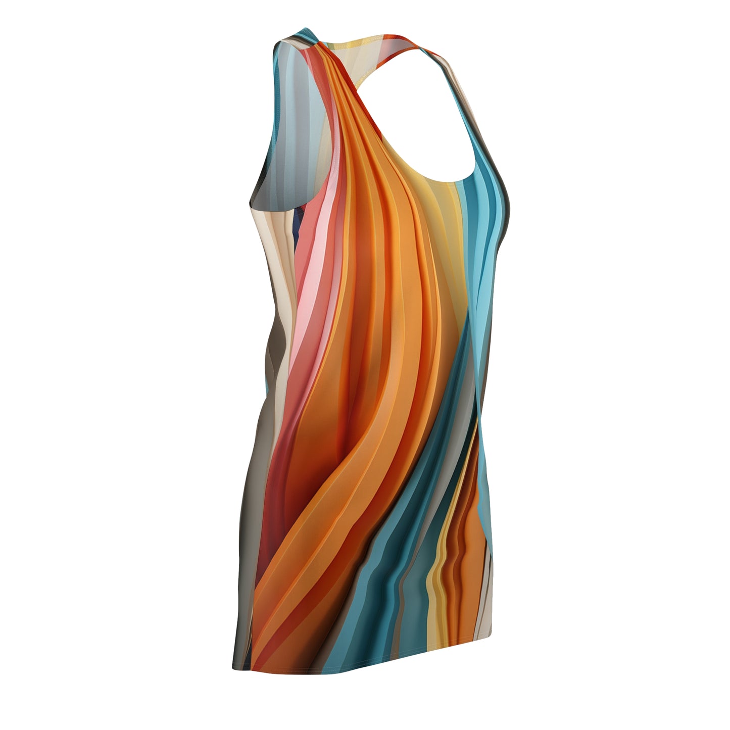 Women's Cut & Sew Racerback Dress (AOP)