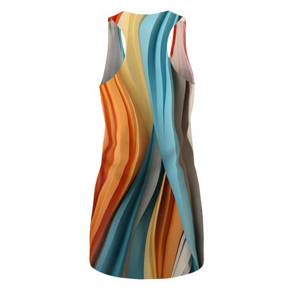 Women's Cut & Sew Racerback Dress (AOP)