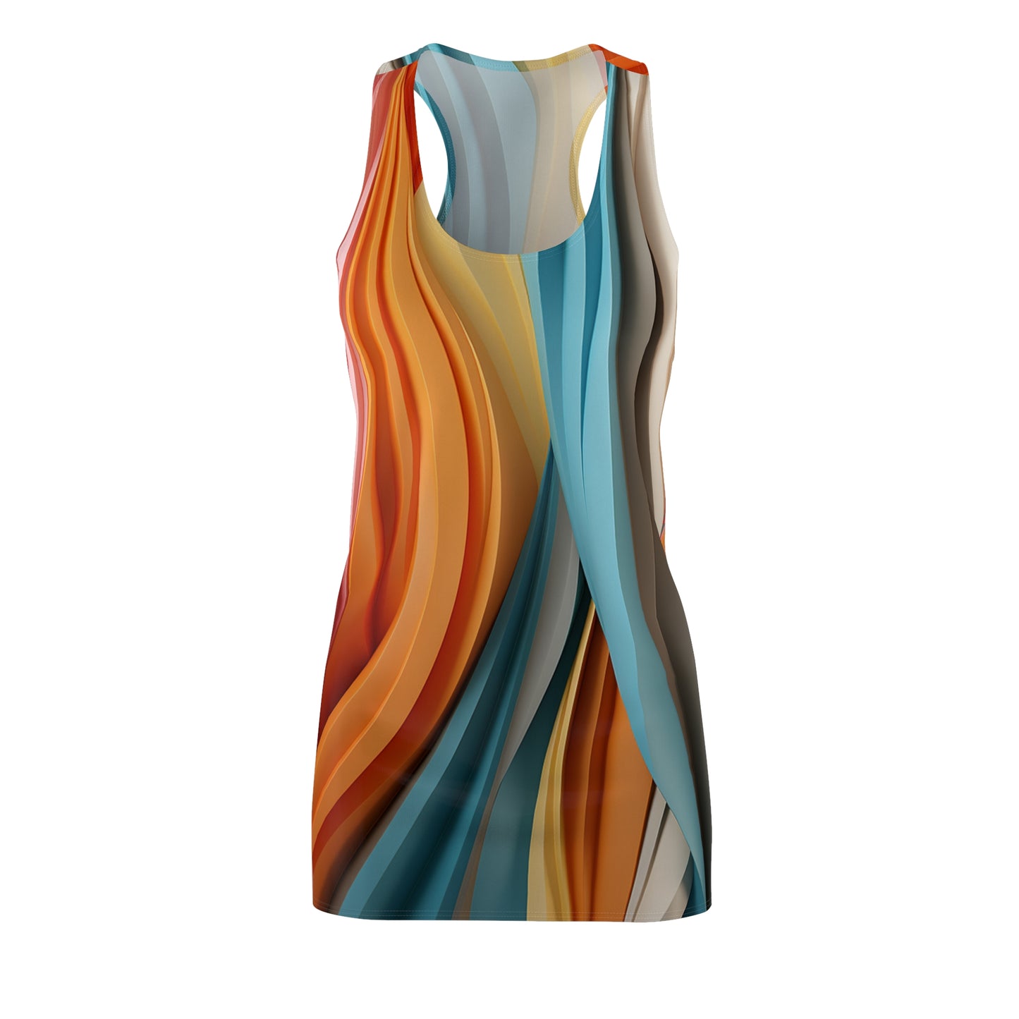 Women's Cut & Sew Racerback Dress (AOP)