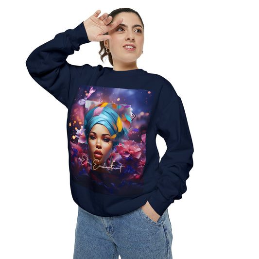 Ethnic Enchantment Unisex Garment-Dyed Sweatshirt